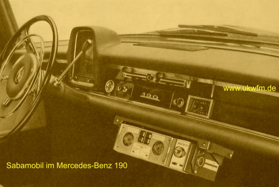 Sabamobil eingebaut im Mercedes-Benz 190