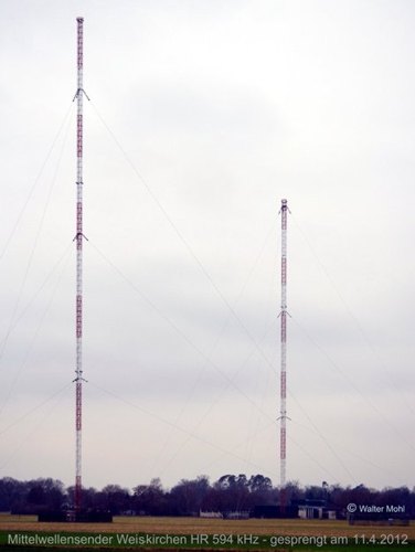 Mittelwellensender des Hessischen Rundfunks in Rodgau-Weiskirchen bei Frankfurt