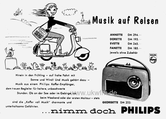 Werbung in hobby 1958